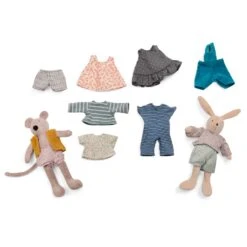 Valise La Petite Armoire Garnie La Grande Famille Moulin Roty -Jouets Pour Enfants 632401 6