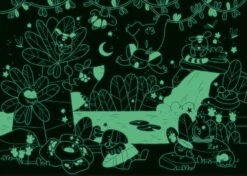 Puzzle Phosphorescent La Cascade 24 Pcs Dans La Jungle Moulin Roty -Jouets Pour Enfants 668 simulation puzzle glow