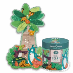 Puzzle Géant Palmier 36 Pcs Dans La Jungle Moulin Roty