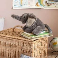 Peluche Petit éléphant Tout Autour Du Monde Moulin Roty -Jouets Pour Enfants 719038