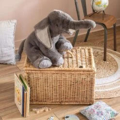 Peluche Grand éléphant Tout Autour Du Monde Moulin Roty -Jouets Pour Enfants 719039