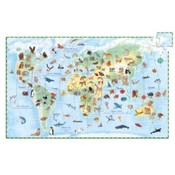 Puzzle Découverte Les Animaux Du Monde 100 Pcs Djeco -Jouets Pour Enfants 7420 4