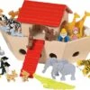 Arche De Noé En Bois 32 Figurines Goki