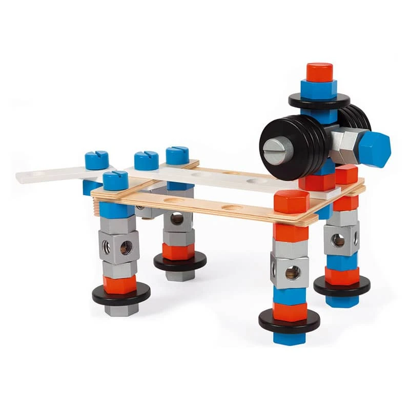 Baril Bricolage Kids 100 Pièces Janod 2 Baril Bricolage Kids 100 Pièces Janod – Image 2