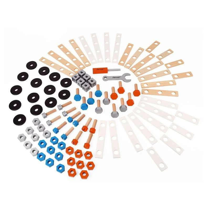 Baril Bricolage Kids 100 Pièces Janod 3 Baril Bricolage Kids 100 Pièces Janod – Image 3