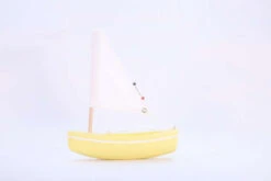 Bateau-jouet En Bois Bachi Jaune 17 Cm Tirot -Jouets Pour Enfants Bateaujouet en bois Bachi jaune 17 cm Tirot 3 1