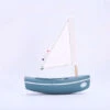 Bateau-jouet En Bois Bachi Vert Abysses 17 Cm Tirot