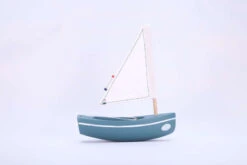 Bateau-jouet En Bois Bachi Vert Abysses 17 Cm Tirot