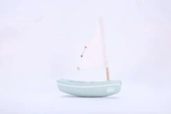Bateau-jouet En Bois Bachi Vert D'eau 17 Cm Tirot -Jouets Pour Enfants Bateaujouet en bois Bachi vert d eau 17 cm Tirot 1 1