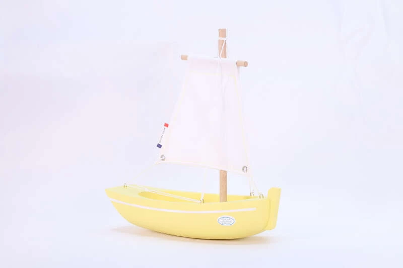 Bateau-jouet En Bois Misainier Jaune 22 Cm Tirot 1 Bateau-jouet En Bois Misainier Jaune 22 Cm Tirot