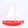 Bateau-jouet En Bois Rouge Sloop 21 Cm Tirot