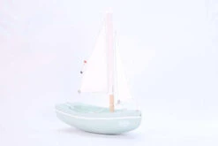 Bateau-jouet En Bois Vert D'eau Sloop 21 Cm Tirot -Jouets Pour Enfants Bateaujouet en bois vert d eau Sloop 21 cm Tirot 2