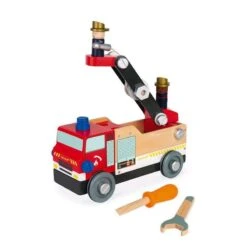 Camion De Pompiers Brico'Kids Janod -Jouets Pour Enfants Camion de pompiers Brico Kids Janod 3 1