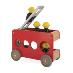 Camion De Pompiers En Bois Bolid Janod -Jouets Pour Enfants Camion de pompiers en bois Bolid Janod 4