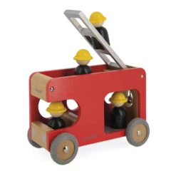 Camion De Pompiers En Bois Bolid Janod -Jouets Pour Enfants Camion de pompiers en bois Bolid Janod 5