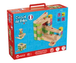 Circuit De Billes En Bois 68 Pièces Jeujura -Jouets Pour Enfants Circuit de billes en bois 68 pieces Jeujura 3