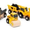 Coffret 3 Camions De Chantier Brio