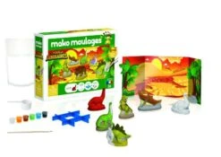 Coffret 6 Moulages Le Monde Des Dinosaures Mako Moulages