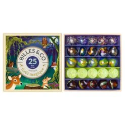 Coffret De 25 Billes Forêt Magique Billes & Co