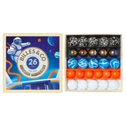 Coffret De 26 Billes Space Mission Billes & Co