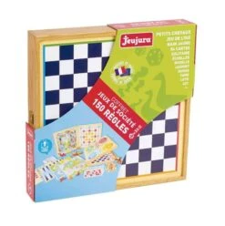 Coffret Jeux Classiques Pions Bois 150 Règles Jeujura -Jouets Pour Enfants Coffret jeux classiques pions bois 150 regles Jeujura 2