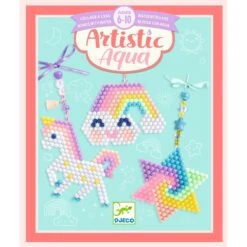 Collage à L'eau Artistic Aqua Billes Arc-en-ciel Djeco