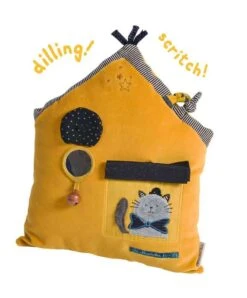 Coussin D'activités Maison Moutarde Les Moustaches Moulin Roty