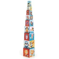 Cubes Premier âge 10 Cubes Plage Djeco -Jouets Pour Enfants Cubes premier age 10 cubes Plage Djeco 2