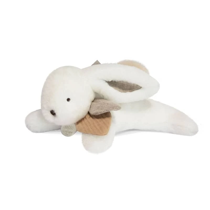 Doudou Lapin Happy Wild Pantin Pompon Naturel Doudou Et Compagnie – Image 2