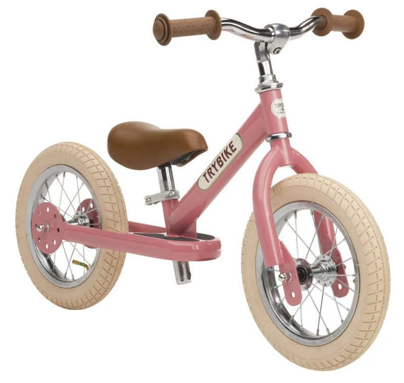 Draisienne Acier Vintage Rose Trybike