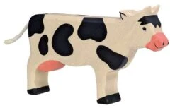 Figurine Vache Noire Holztiger