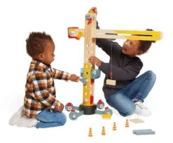 Grande Grue En Bois Janod -Jouets Pour Enfants Grande grue en bois Janod 2