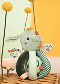 Hochet à Poignées Joe Le Dragon Lilliputiens -Jouets Pour Enfants Hochet a poignees Joe le dragon Lilliputiens 3