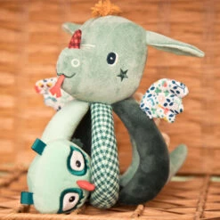 Hochet à Poignées Joe Le Dragon Lilliputiens -Jouets Pour Enfants Hochet a poignees Joe le dragon Lilliputiens 4