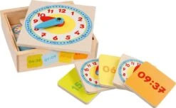 Horloge En Bois Apprendre à Lire L'heure Goki