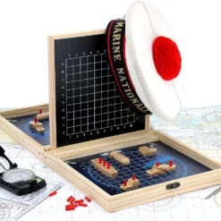 Jeu Bataille Navale En Bois Vilac -Jouets Pour Enfants Jeu Bataille navale en bois Vilac 3