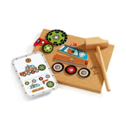 Jeu à Clouer Tap Tap Véhicules Djeco -Jouets Pour Enfants Jeu a clouer Tap tap vehicules Djeco 2