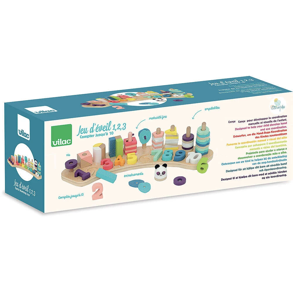 Jeu D'éveil Chiffres 1-2-3… Sous La Canopée Vilac 8 Jeu D'éveil Chiffres 1-2-3… Sous La Canopée Vilac – Image 8