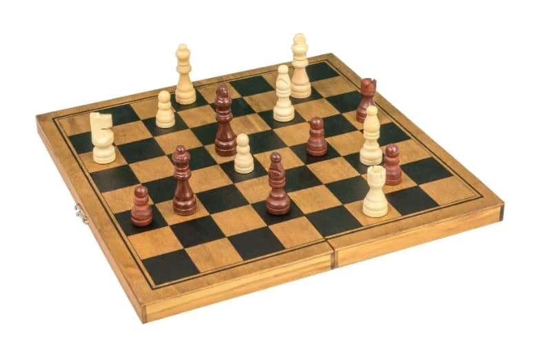 Jeu échecs En Bois Vintage Professor Puzzle – Image 2