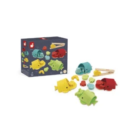 Jeu éducatif Tri Des Couleurs Baleines Janod -Jouets Pour Enfants Jeu educatif Tri des couleurs Baleines Janod 2