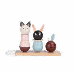 Jouets Pour Enfants 12 Jouet à Empiler En Bois Après La Pluie Moulin Roty