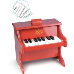 Jouet Musical Vilac Piano Rouge 18 Touches -Jouets Pour Enfants Jouet musical Vilac Piano rouge 18 touches 2 1
