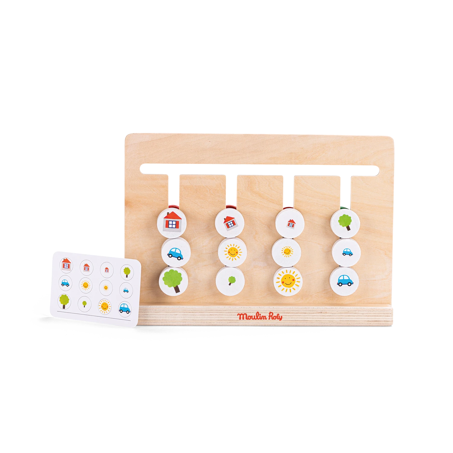 Labyrinthe Des Couleurs En Bois Les Popipop Moulin Roty – Image 3