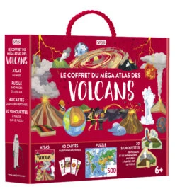 Le Coffret Méga Atlas Des Volcans Sassi Junior