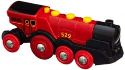 Locomotive Rouge Puissante à Piles Brio -Jouets Pour Enfants Locomotive rouge puissante a pile Brio 2