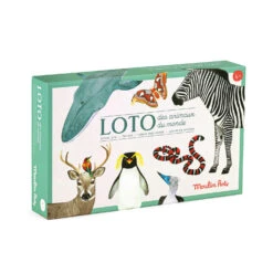 Loto Des Animaux Tout Autour Du Monde Moulin Roty -Jouets Pour Enfants Loto des animaux Tout autour du monde Moulin Roty 2