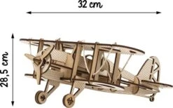 Maquette Avion Biplan à  Monter Blanc Kelpi -Jouets Pour Enfants Maquette Avion biplan a monter blanc Kelpi 4