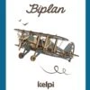 Maquette Avion Biplan à  Monter Bleu Kelpi
