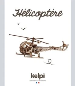 Maquette Hélicoptère à  Monter Blanc Kelpi