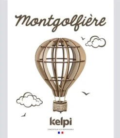 Maquette Montgolfière à  Monter Blanche Kelpi
